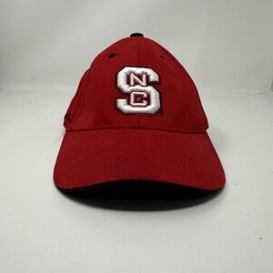 NC State Wolfpack Hat Cap Strap Back Red NCAA College Basketball Mens One Size